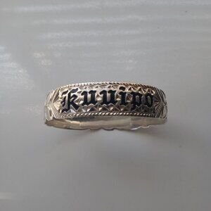 Sterling Silver Kuuipo Bangle Hawaiian Bracelet